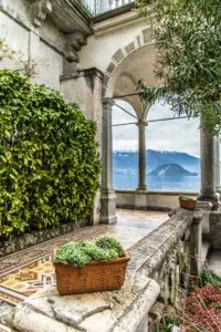 The garden of Villa Monastero in the town of Varenna - Lake Como, Italy - rossiwrites.com
