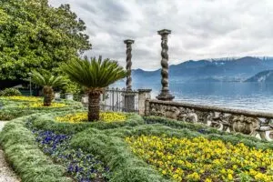 The garden of Villa Monastero in the town of Varenna - Lake Como, Italy - rossiwrites.com