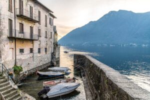 The harbour of BorgoVecchio of Nesso - Lake Como, Italy - rossiwrites.com
