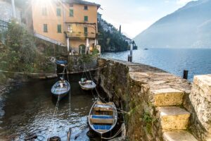 The harbour of Nesso - Lake Como, Italy - rossiwrites.com