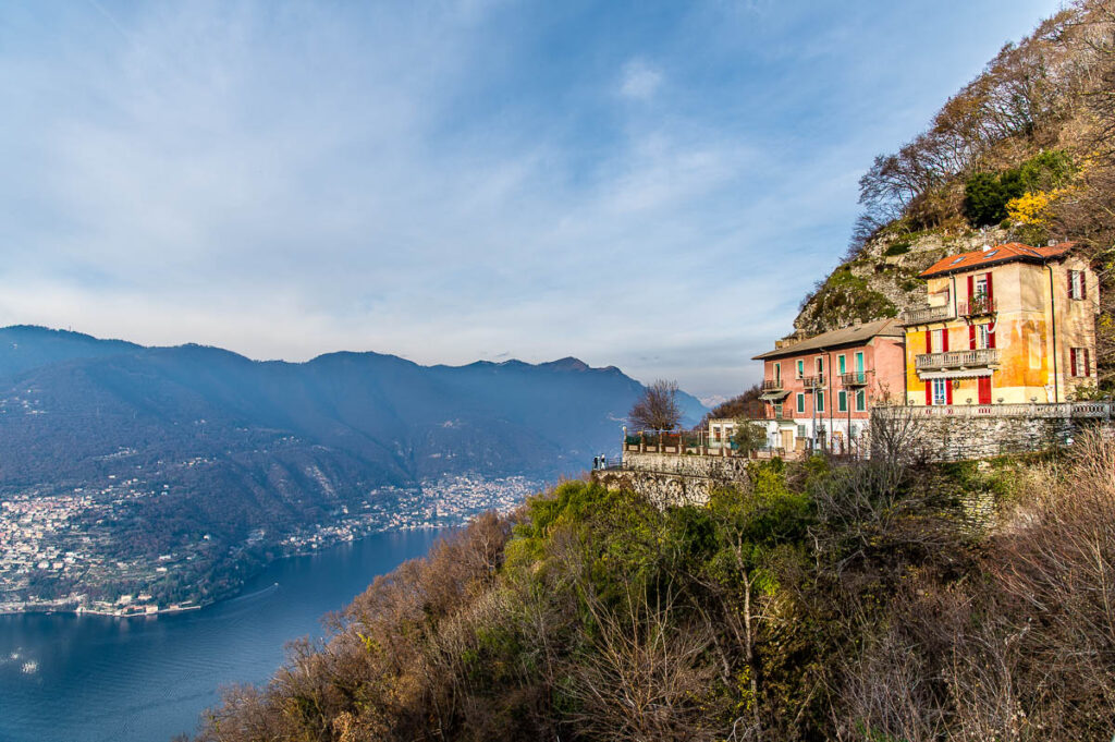 Bird's-eye lake view from the town of Brunate - Lake Como, Italy - rossiwrites.com