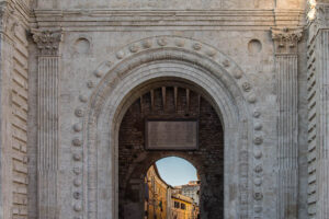 Porta San Pietro with Corso Cavour - Perugia, Italy - rossiwrites.com