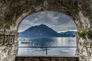 The lake seen from the porch of an old house in the town of Varenna - Lake Como, Italy - rossiwrites.com