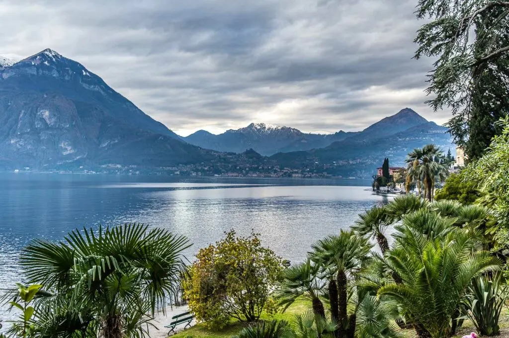 Menaggio seen from the garden of Villa Monastero - Lake Como, Italy - rossiwrites.com
