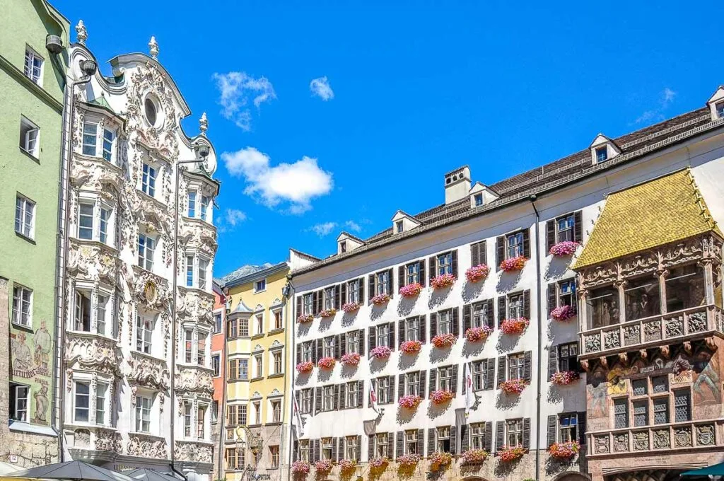 The historic centre of Innsbruck, Austria - rossiwrites.com