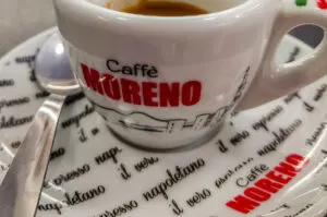 Neapolitan espresso served in a small cafe - Naples, Italy - rossiwrites.com
