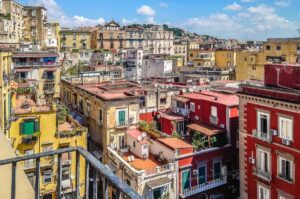 Neapolitan houses seen from above - Naples, Italy - rossiwrites.com