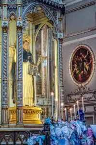 Shrine of St. Vincent in the Church of Santa Maria della Sanita - Rione Sanita - Naples, Italy - rossiwrites.com