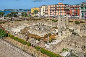 The ancient Roman Macellum also known as Temple of Serapis, Pozzuoli - Naples, Italy - rossiwrites.com