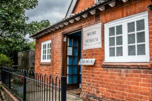 The entrance of Sheer Museum in the village of Shere - Surrey, England - rossiwrites.com