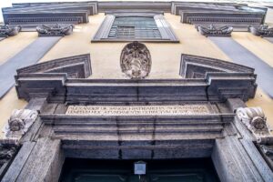 The facade of Sansevero Chapel - Naples, Italy - rossiwrites.com