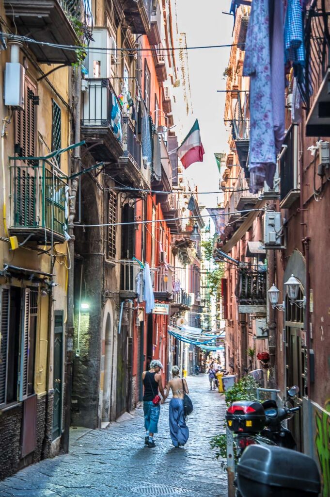 Via Atri in the historic centre - Naples, Italy - rossiwrites.com